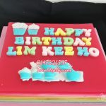 Rainbow jelly cake cup design
